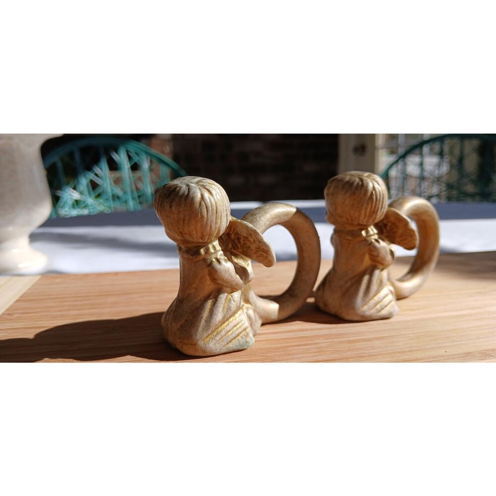 Ceramic Angel Napkin Rings (4) - Picture 9 of 16